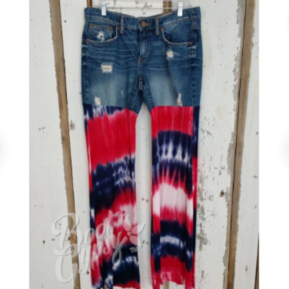 Hippie pants bohemian casual ladies jeans